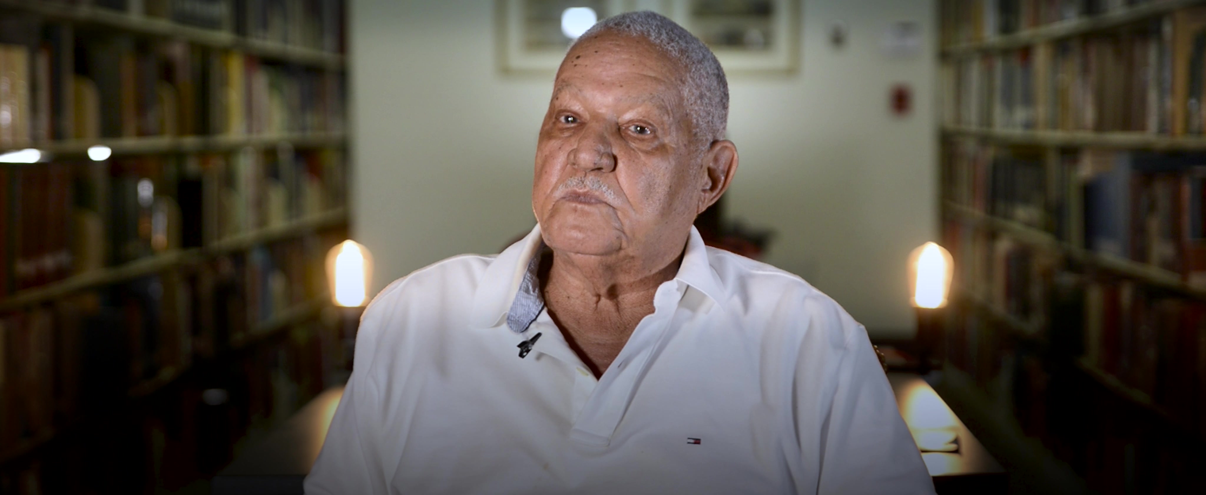 Cecil Bush during the recorded interview